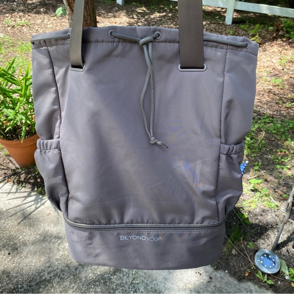 Beyond Yoga Handbags - Beyond Yoga Gray Backpack